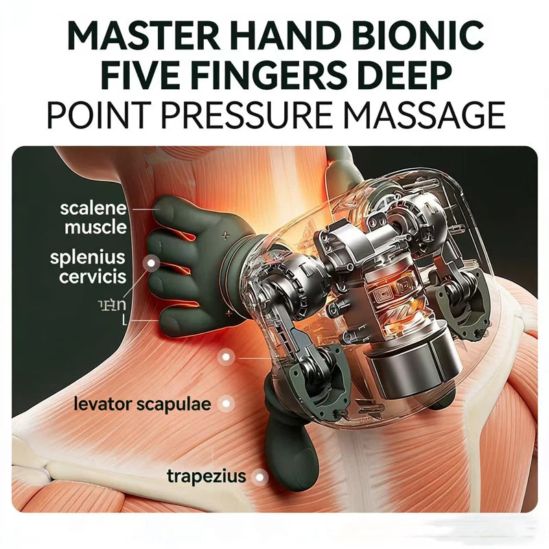 In-Stock Shoulder And Neck Massager, Cervical Massager For Home Use, Portable Trapezius Neck Massager