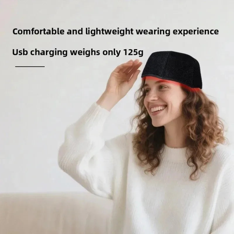 New Infrared LEDs 660nm&850nm Red Light Therapy Hair Growth Cap For Hair Regrowth Anti Hair Loss Relax Scalp Anti-inflammatory