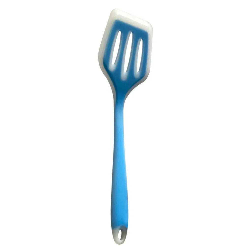 Color Silicone Kitchen Ware Non-stick Set Cooking Utensils Tools Egg Fish Frying Pan Scoop Fried Shovel Spatula Cooking Utensils