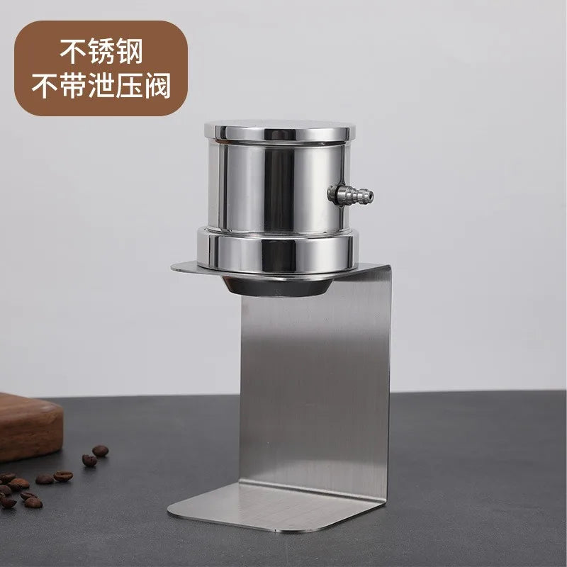 Mini Portable Espresso Coffee Maker Pneumatic Air Pressure Integrated Machine Gas Pressurized Concentrated Coffee Brewer