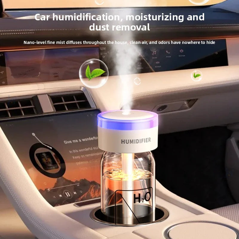 Humidifier, small, office, desktop, bedroom, dormitory, student, household, mini, portable, USB charging, workstation, car