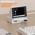 3.5inch HDD Data Monitor Display Sub Screen with USB C Hub for Laptop PC MacBook IPS Mini Screen AIDA64 Mini PC CPU RAM