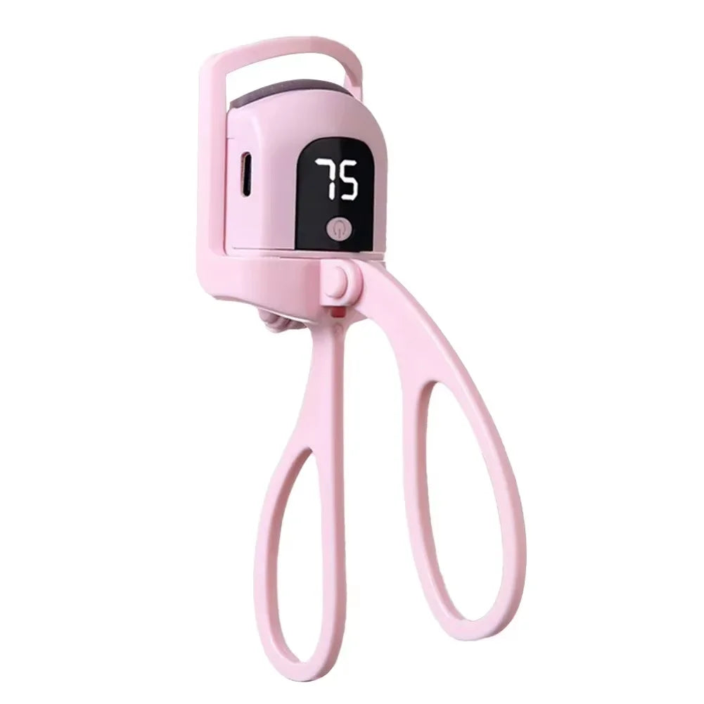 Mini Electric Heated Eyelash Curler USB Rechargeable Styling Eyelash Long Lasting Natural Eyelash Curl Beauty & Makeup Tools