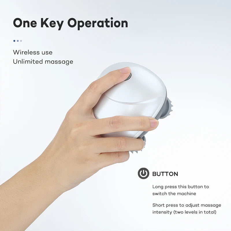 Scalp Massager Shampoo Brush Head for Salon & Home Use Head Massager Scalp Care Device Custom Private Label