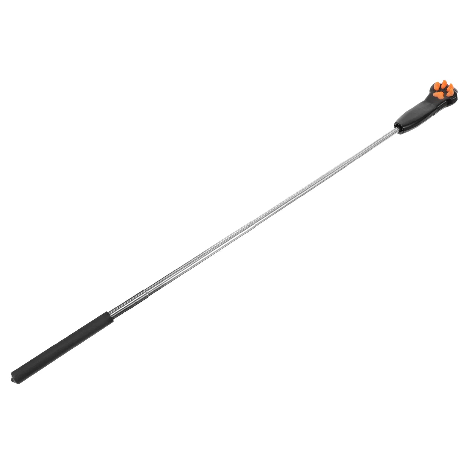 Orange Retractable Back Scratcher Claw Long Handle Durable Portable Scratch Tool Comfortable Itching Relief Device For