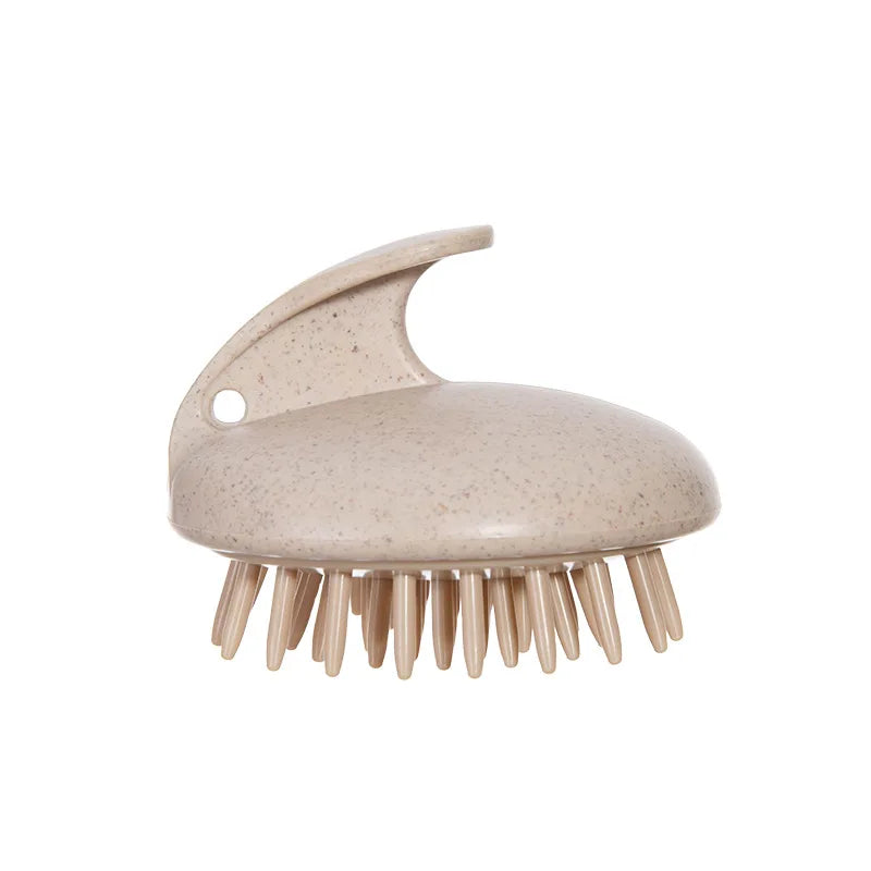 Scalp Care Shampoo Brush Soft Silicone Hair Scrubber Ergonomic Hair Washing Brush for Deep Clean Scalp Massage