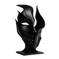 Decorative Artistic Sense Half Face Sculpture Statue 3D Printed Home Decoration Figurine Facial Ornaments Home