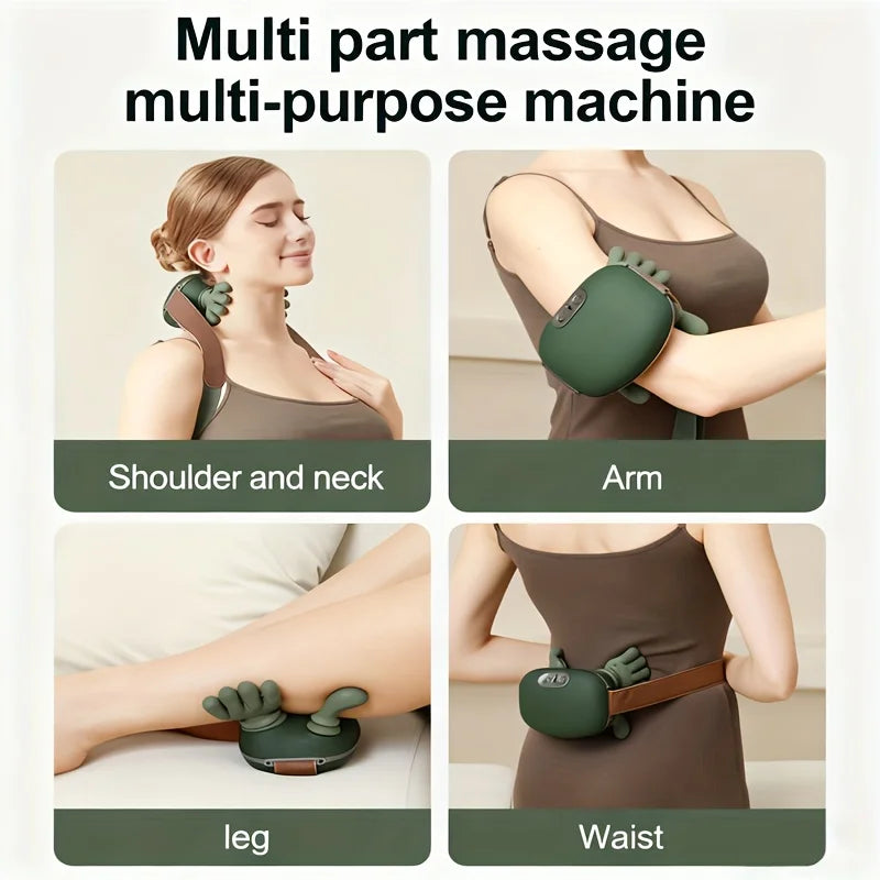 New shoulder and neck massager, neck massager, fully automatic charging finger press hand massager
