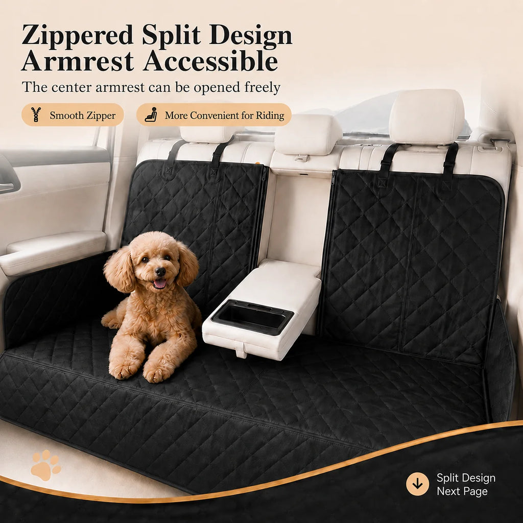 Pet Car Seat Cover for Dogs Cats Front Seat Rear Bench Waterproof Scratchproof Dirtproof Non Slip Protector Mat Auto Accessorie