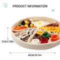 Interactive Dog Snuffle Mat For Small Medium Dogs Soft Durable Fleece With Squeaky Toy Slow Feeding Anti Anxiety Machine Wash