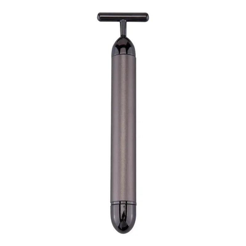 Face Lift Bar Roller Vibration Slimming Massager Facial Stick Facial 24k Gold Beauty Skin Care T Shaped Vibrating Tool