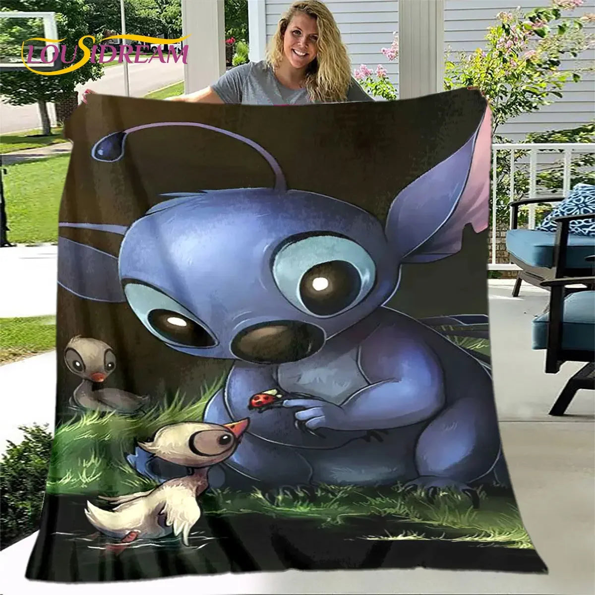 Cute Cartoon Children's Blanket,Flannel Blanket Throw Blanket,Sherpa Warm Kid Blanket for Living Room Bedroom Beds Sofa Outdoors