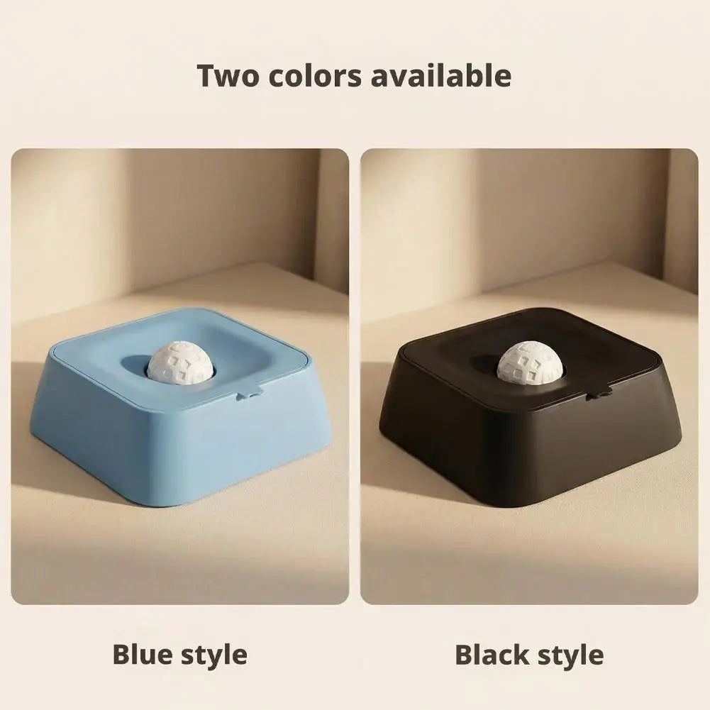 Dog Bowl Slow Feeder Dog Bowl for Liquid with Rolling Ball Interactive Lick Bowl Anti Slip for Wet Food Water Treat Lick Toy