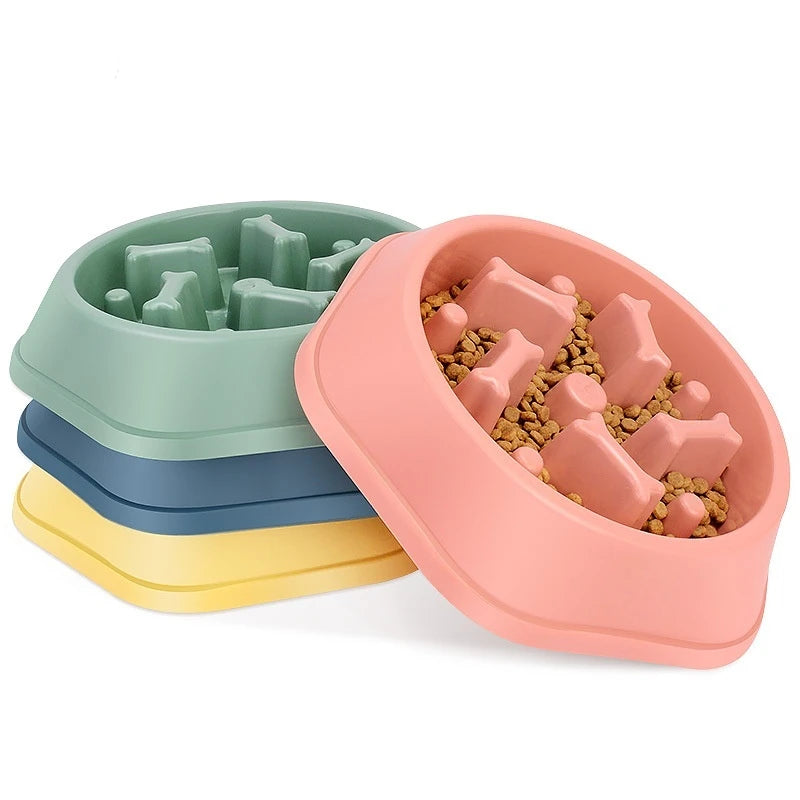 Dog Bowls Slow Feeder 1.5 Cups Slow Feeding Small Medium Breed Puppy Bowl for Fast Eater Dog Dishes to Slow Down Eating Maze