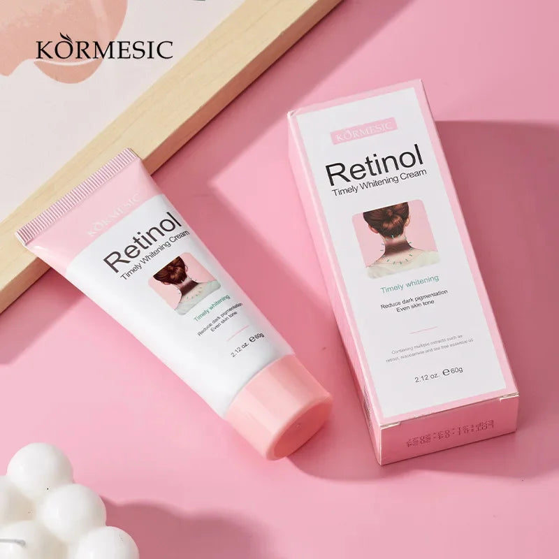 Retinol Whitening Cream Private Parts Underarm Bleaching Neck Lift  Firm Butt Knee Brighten Inner Thigh Dark Remove Melanin 60g