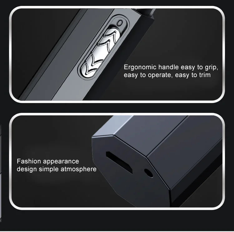 Black Electric Nose Hair Trimmer Ear and Nose Hair Trimmer Professional Painless Nose Hair Trimmer For Men and Women