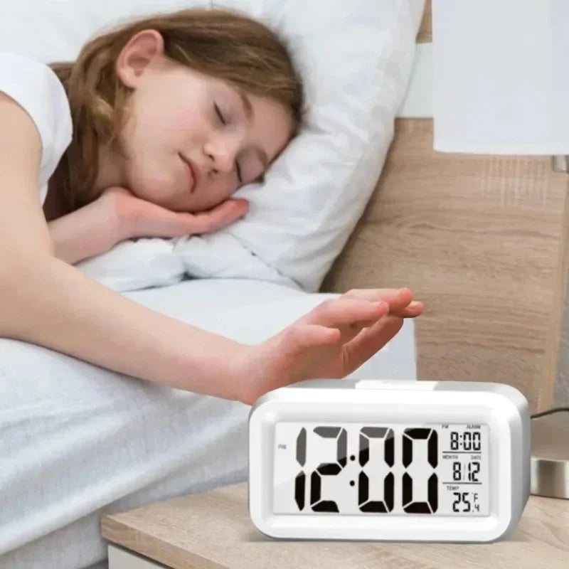 Digital Clock Desk. Times Backlight Multi-function Desktop Alarm Table Led Decorations Electronic Electronics Calendar Data Wall