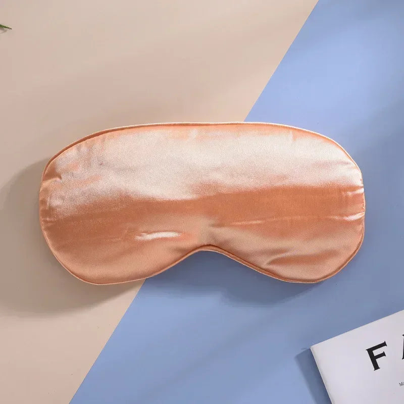 USB Heated Eye Mask Silk Sleeping Mask for Eyes Heating Eye Cover Travel Eyeshade Blindfold Warming Eye Masks