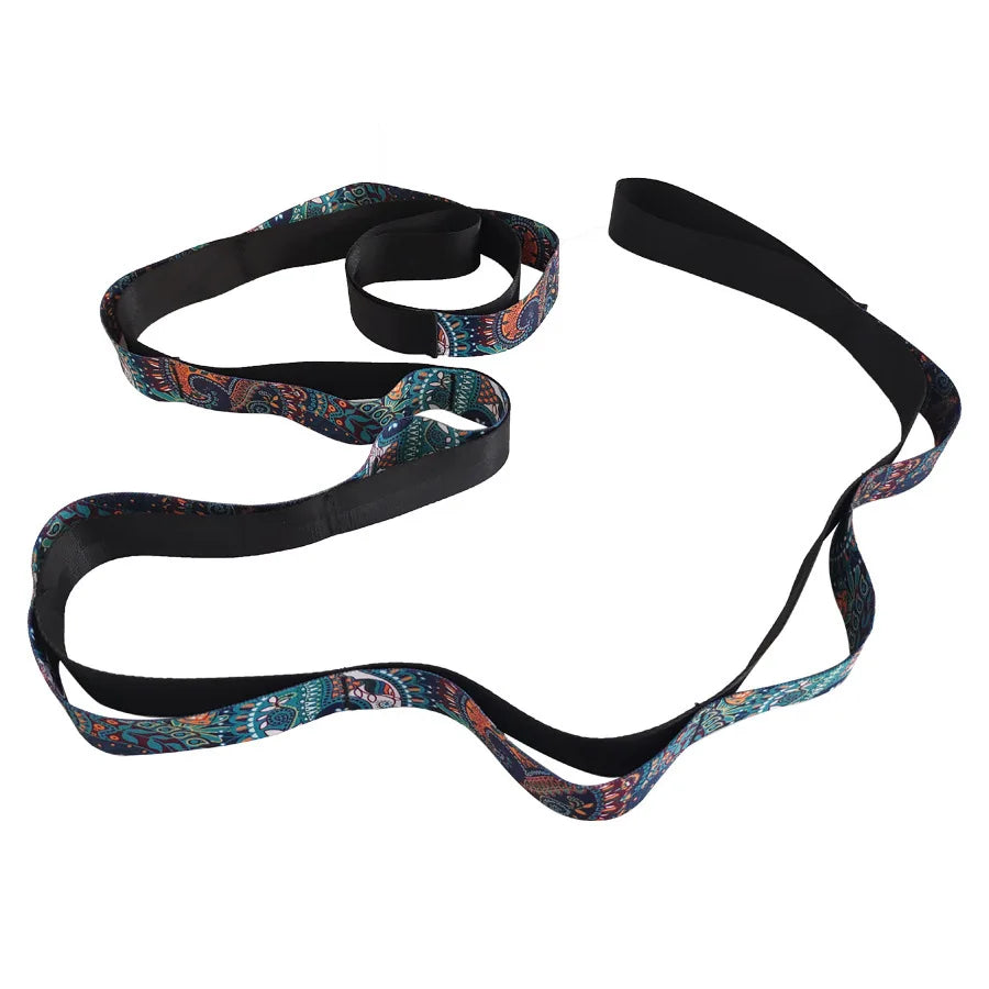 Stretching Strap Yoga Strap with Loops, Stretch Straps for Physical Therapy, Non-Elastic Exercise Strap for Pilates, Dance,Sport