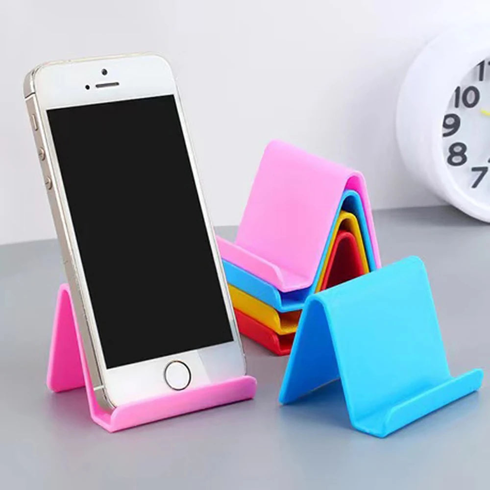 Mini Portable Kitchen Phone Holder Universal Movable Mini Lazy Bracket Fashion Convenience Cellphone Mount Plastic Stand