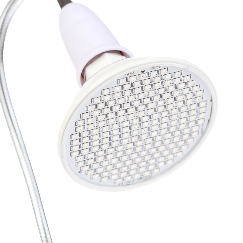 LED 660nm Red And 850nm Near Infrared Combo Therapy Device For Skin Care Pain Relief Red Light Therapy Bulb With Lamp Clip