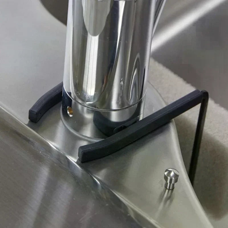 Sink Sponge Holder Small Kitchen Bathroom Metal Organizer Liquid Dish Drainer Faucet Rack Shower Convenient