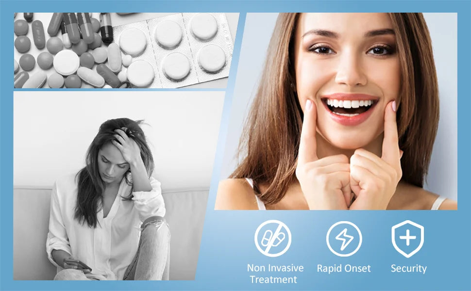 Red Light Therapy for Cold Sore Canker Sore 660nm 850nm Near Infrared LED Light Therapy Device Narrow Beam for Oral Sore Problem