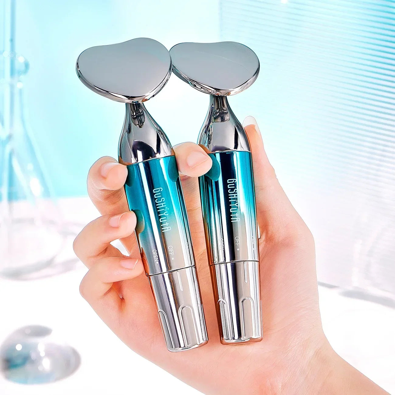 Beauty Neck and Facial Device LED Photon Tightening and Rejuvenating Anti Wrinkle Thin Double Chin Skincare Facial Massager