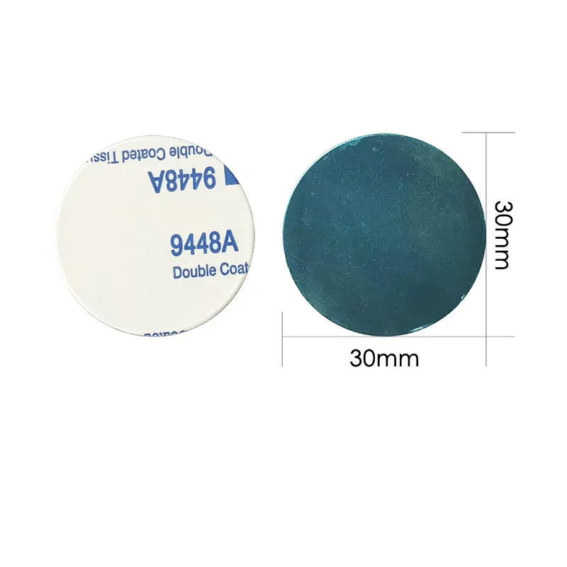 20pcs Universal Mount Metal Plate with Adhesive Magnetic Mount Car Holder Replacement Metal Plate Kit Magnet Mobile Phone Stand