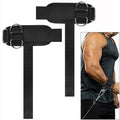 2-in-1 Wrist Straps For Weightlifting Weightlifting Straps With D Ring Deadlift Straps For Cable Machine Workout Gym Straps