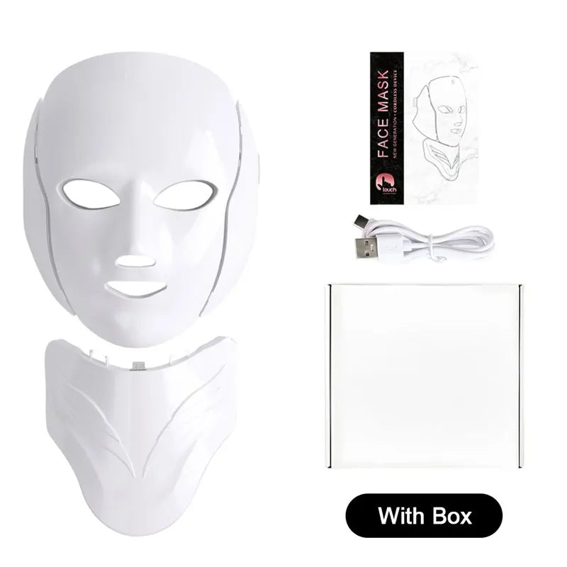 7 Colors LED Face Mask Facial LED Mask Skin Care Facial Spa Home Use Beauty Machine