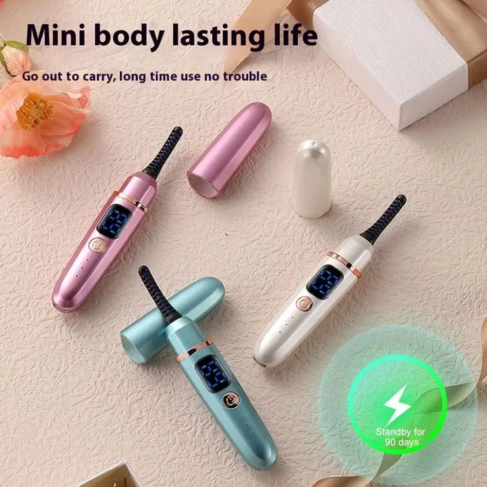 Heated Eyelash Curler With Battery  Electric Eyelash Curler, USB Rechargeable Makeup Tools, Ideal Gift For Women