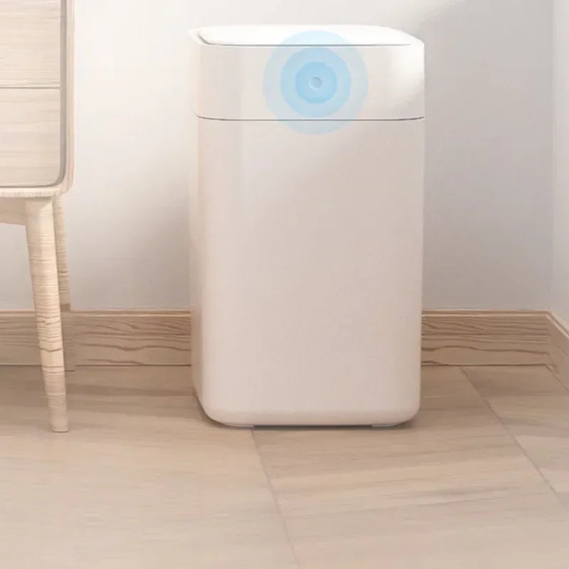 Plastic Smart Trash Can Rest Room Living Room Automatic Induction Waste Bins Automatic Packing Rechargeable Household Clean Part