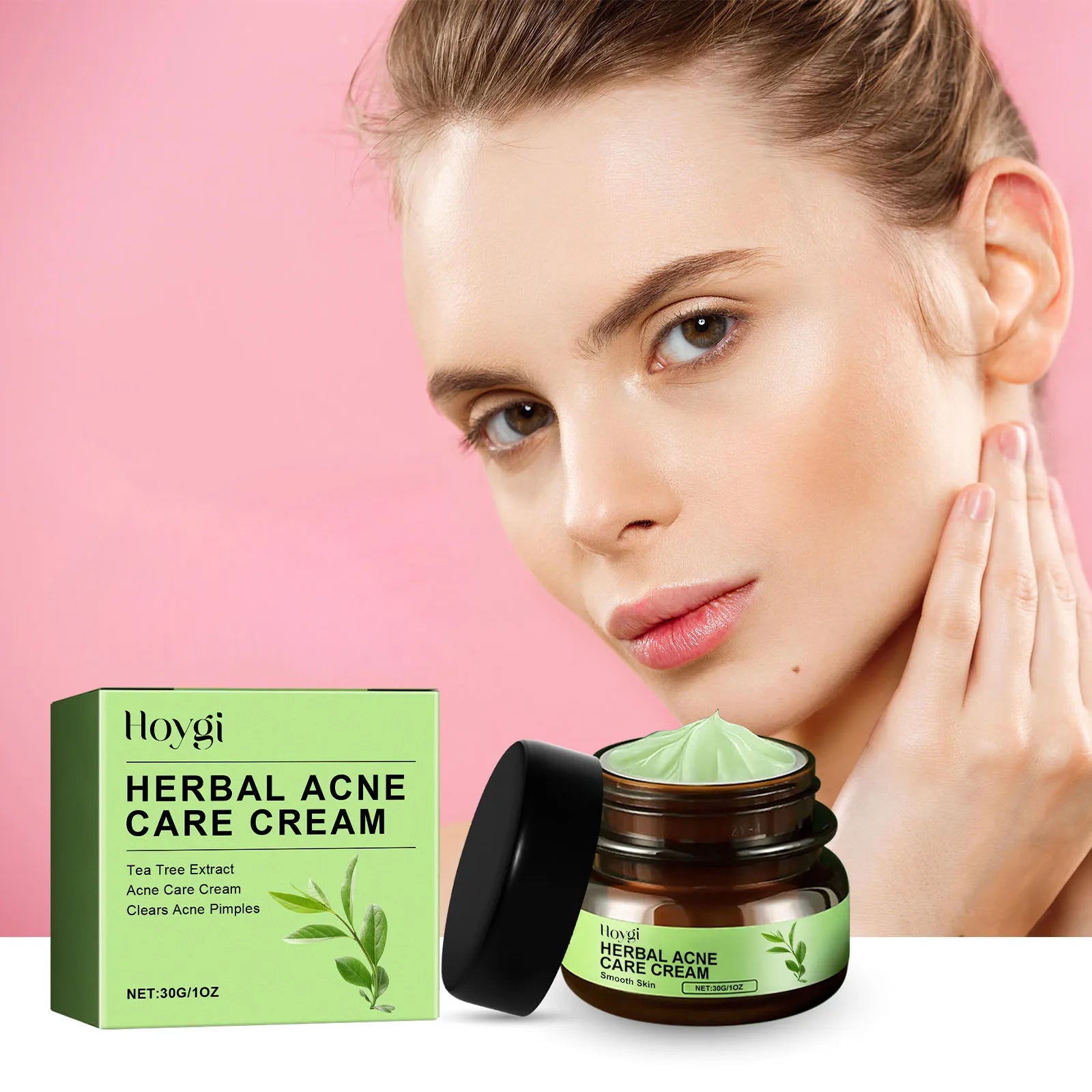Acne Face Cream Pimple Treatment Oil Control Repair Redness Remove Blackhead Smooth Hydrating Moisturizing Pore Shrinking Serum