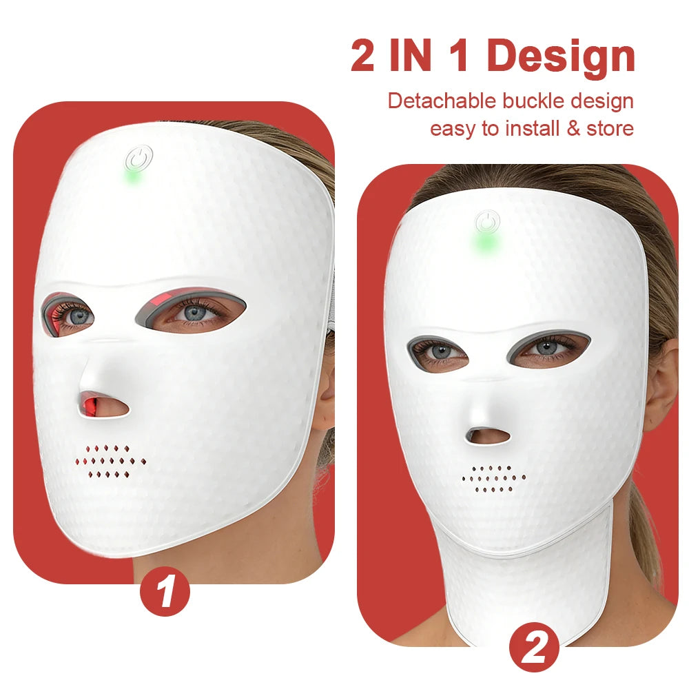7 Colors LED Face Mask Facial LED Mask Skin Care Facial Spa Home Use Beauty Machine