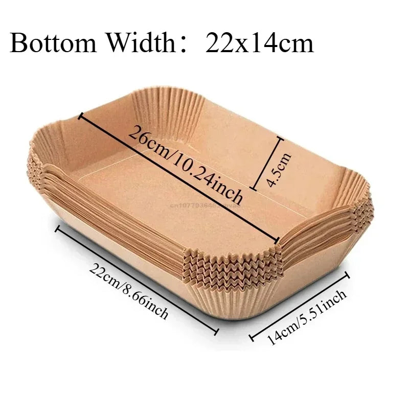 Accessories for Air Fryer Accessories Non-Stick Parchment Paper Liners for Deep Fryer Baking Sheets for Healthy Cooking for Roas