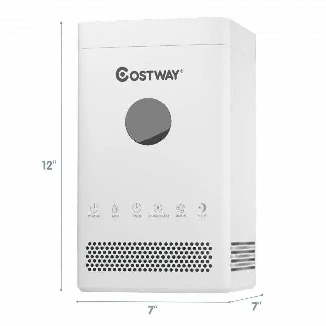 Quiet 3.5L Top Fill Air Humidifier with Multiple Modes