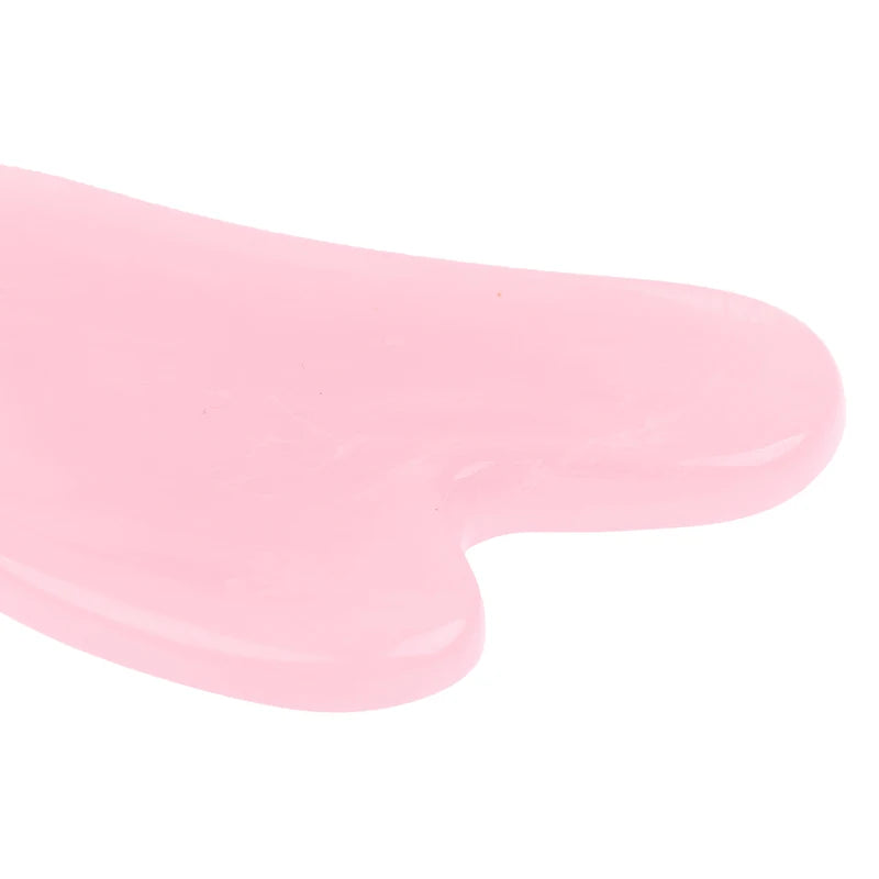 1pc Guasha Scraping Massage Scraper Face Massager Acupuncture Gua Sha Board Resin 7.8x5.4cm