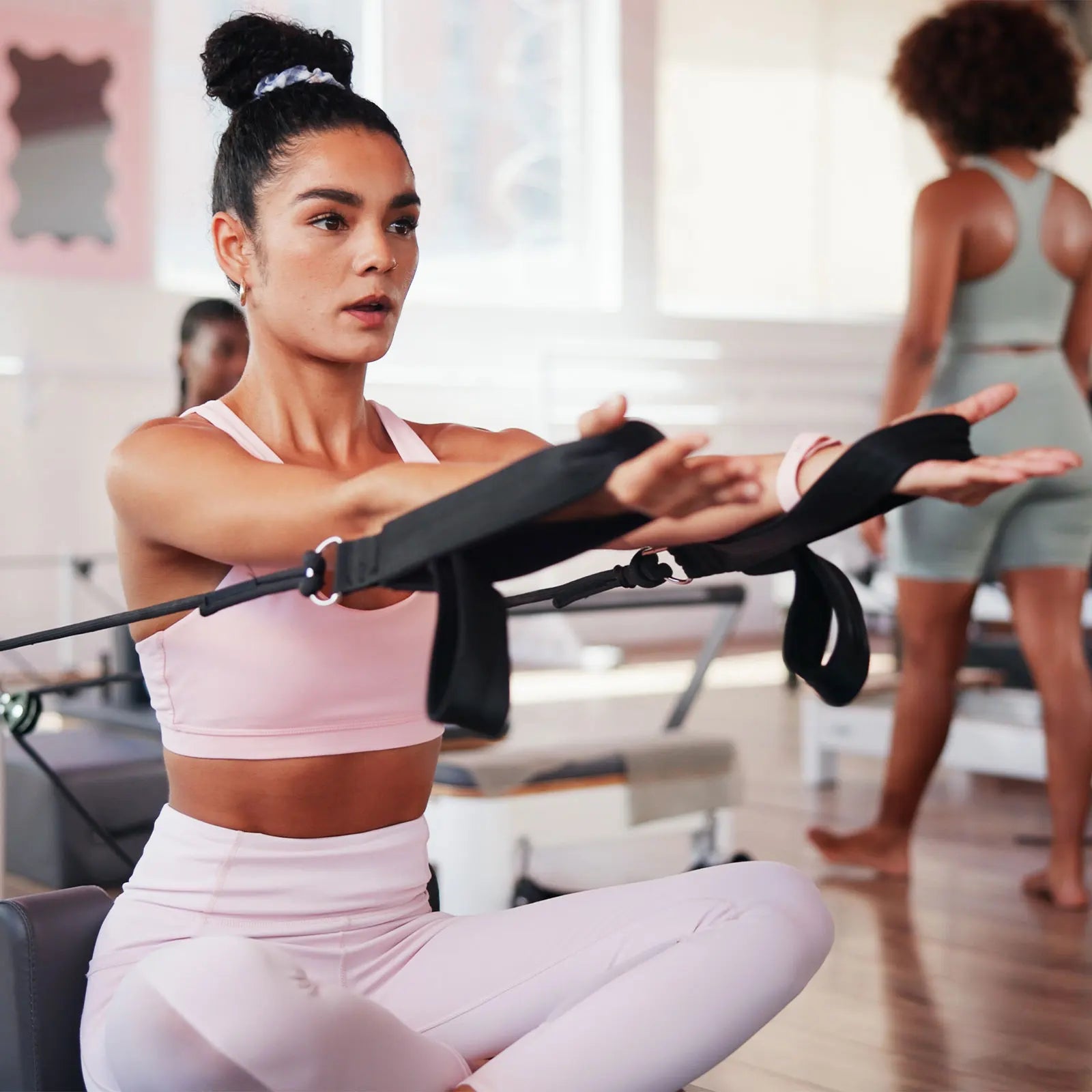Yoga Strap for Stretching 1.8/2.5/3.2meter Athletic Stretch Band with Adjustable Metal D Ring Buckle Yoga Bands Exercise