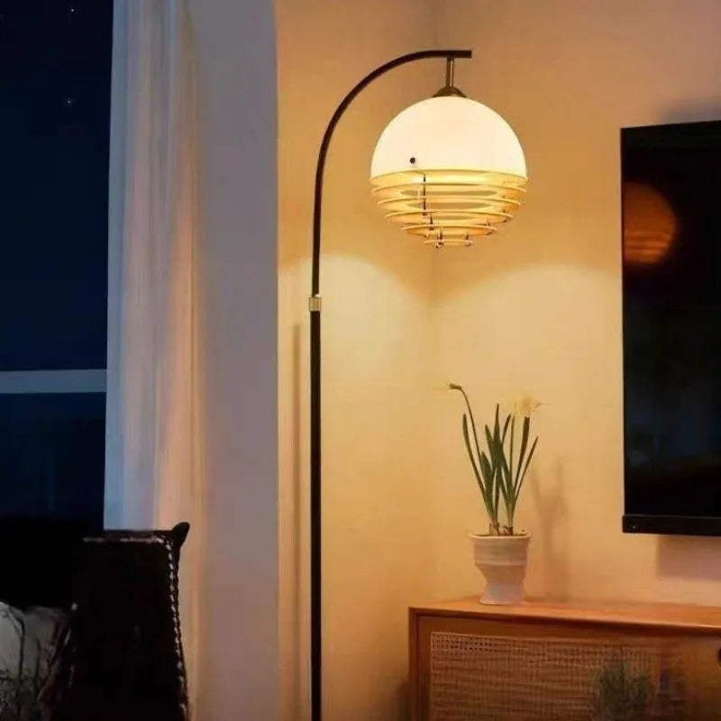 Sunset Floor Lamp Medieval Style Minimalist Floor Light Living Room Bedroom Balcony Mood Lights Indoor Decoration Lighting Lamps