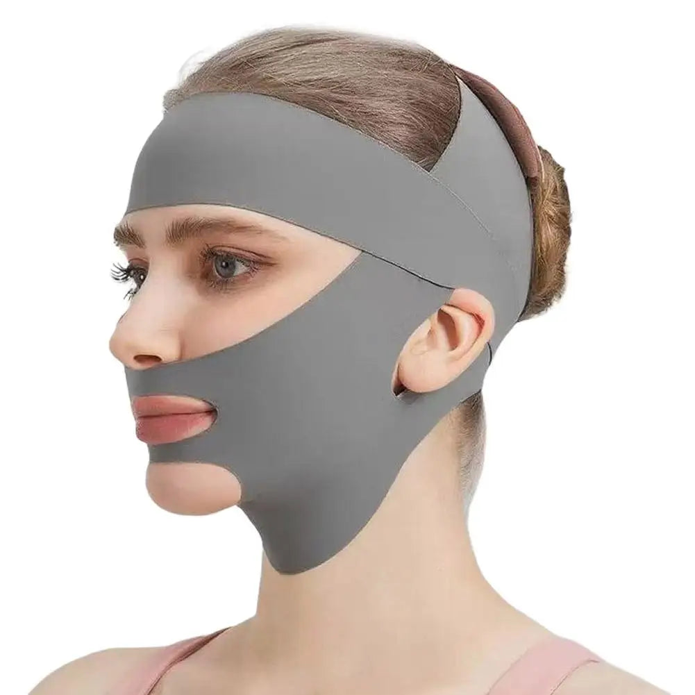 Face Sculpting Sleep Mask Breathable Elastic Lifting Tightening Mask Skin Care Slimming Strap Chin Up Mask Woman