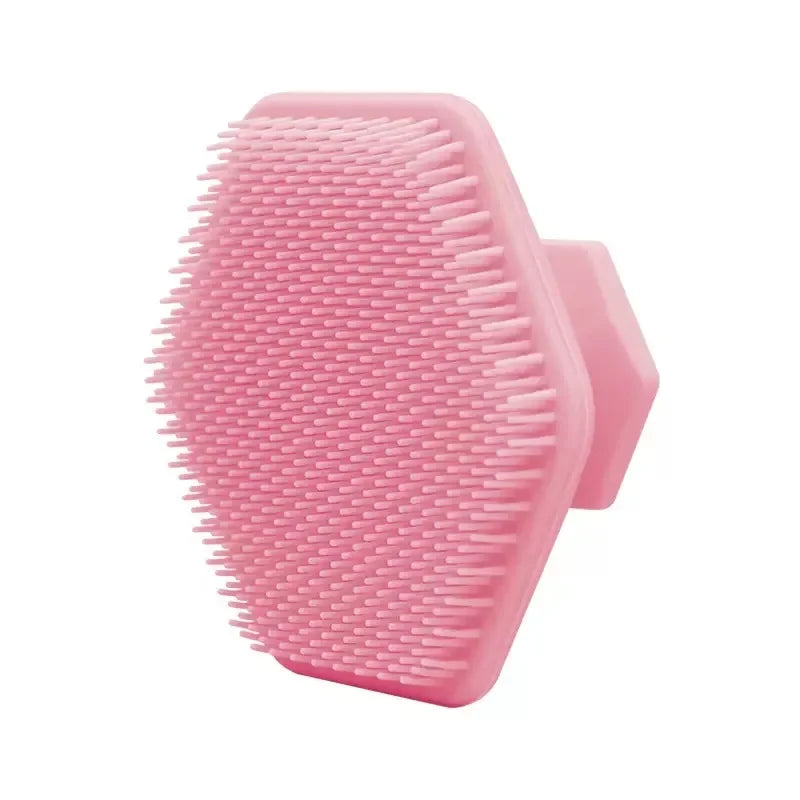 Silicone Cleaning Brush Face Cleansing Scrubber Massager Manual Facial Cleansing Brush Exfoliating Gentle Beard Skin Care Tool