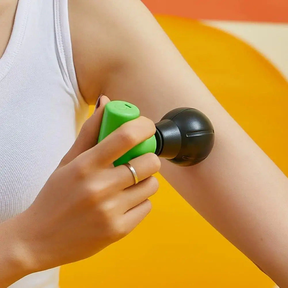 Mini Massage Gun Deep Tissue Percussion Muscle Massager Rechargeable for Arm Back Pain Relief Small Travel Size