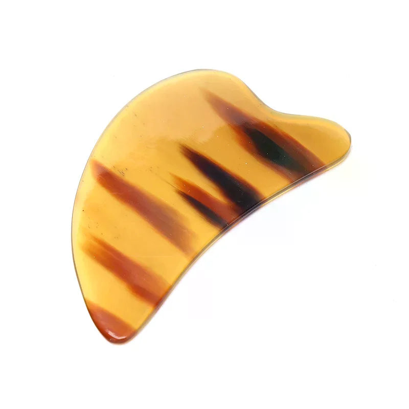 Natural Ox Horn Gua Sha Board Gouache Scraper Face Massager Facial Lift Scraping