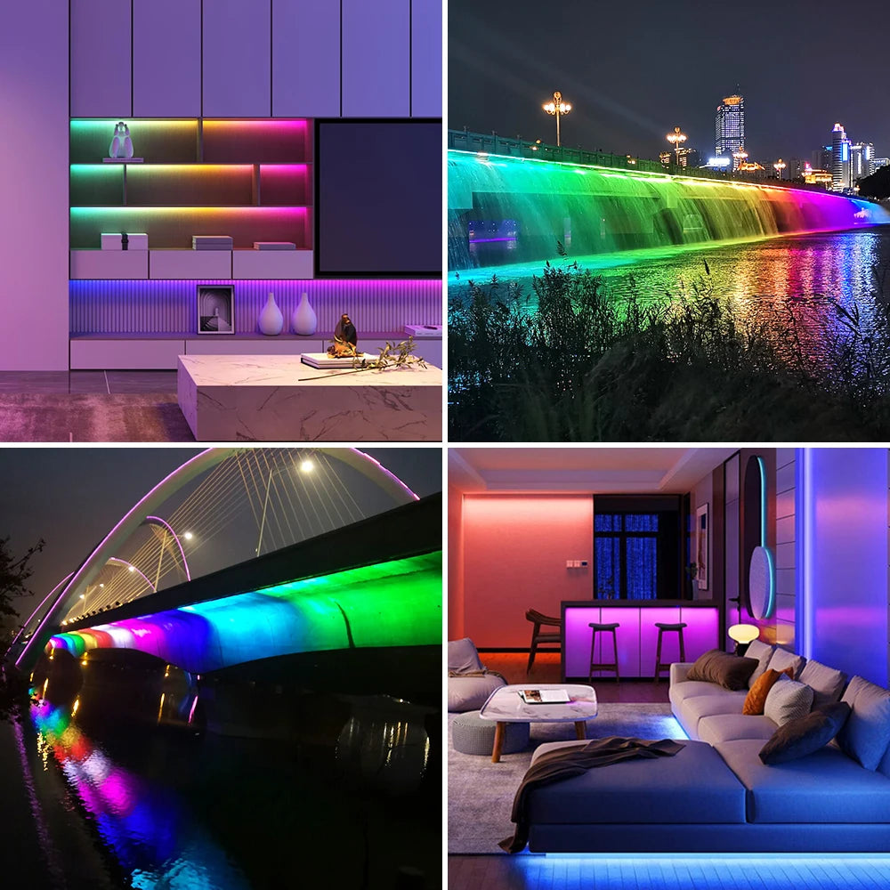 WS2812B WS2811 WS2813 WS2815 5050 RGB Smart LED Strip 5V 12V WS2812 Light Individually Addressable IC 30/60/144Pixels/Leds/m DC
