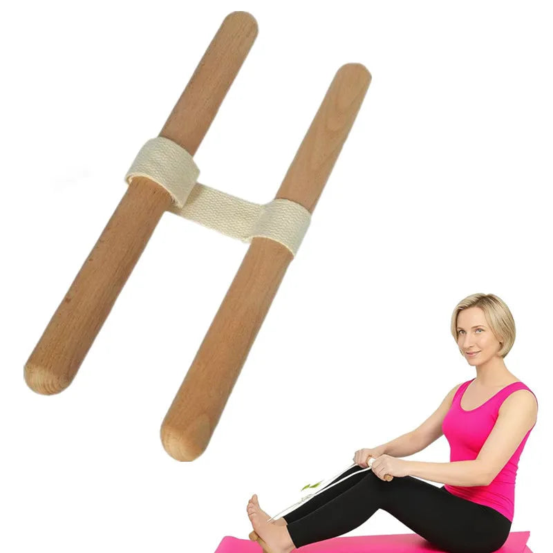 Hamstring Stretcher Adjustable Flex Strap Innovative Stretching Equipment for Pain Relief & Health Full Body Yoga