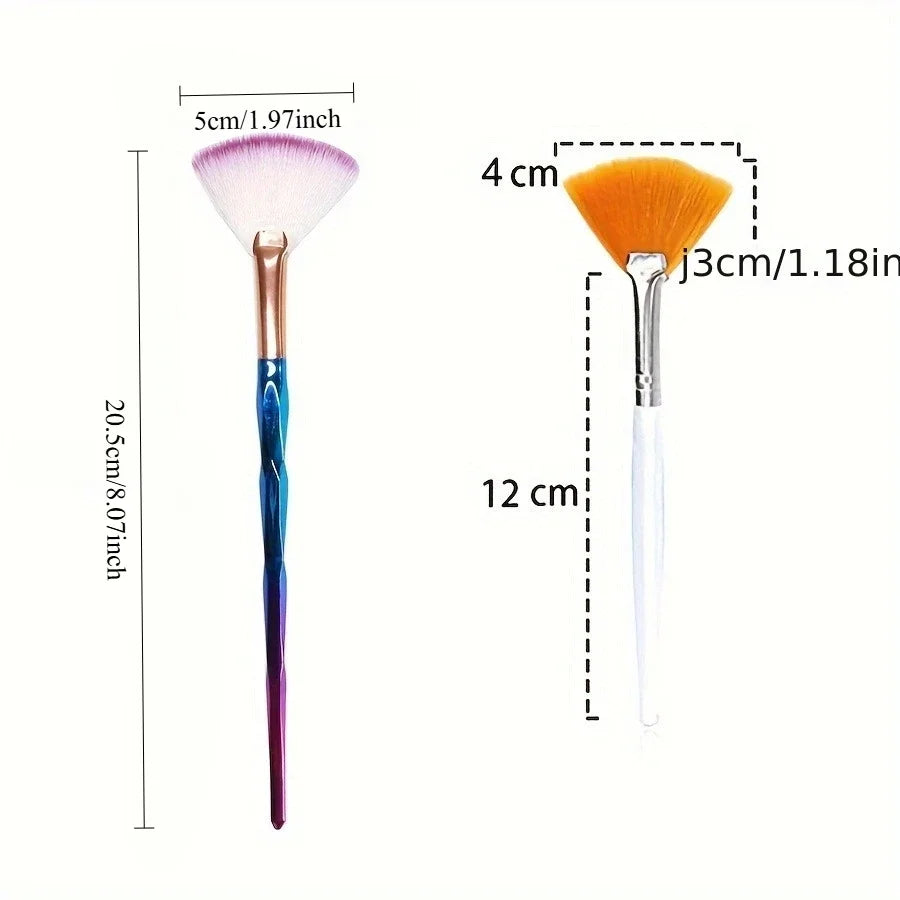 Facial care with soft brush head - Suitable for facial masks and basic facial skincare - Includes makeup mask application brush