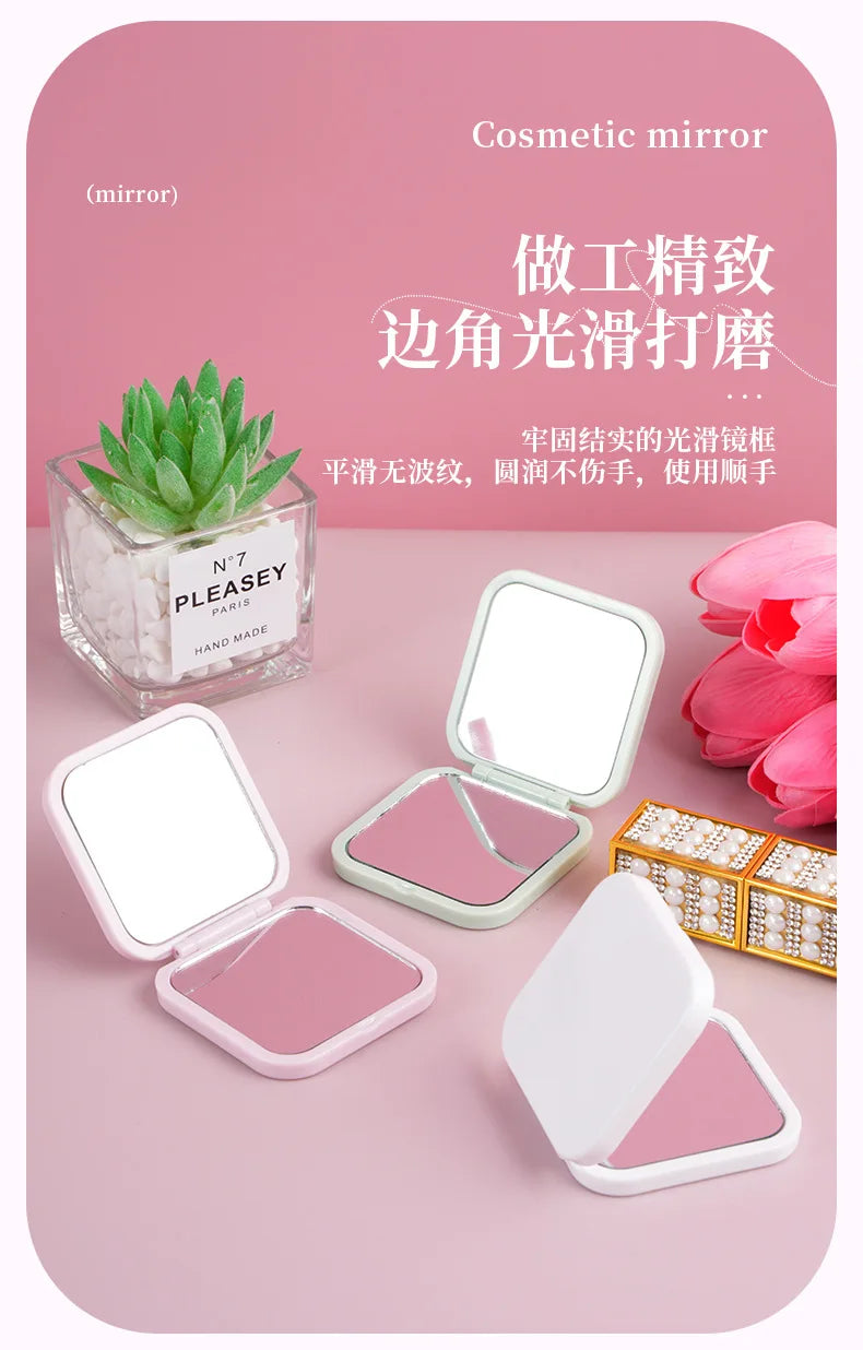 Round Mini Makeup Mirror Dustproof Small Makeup Mirror Gift For Birthday