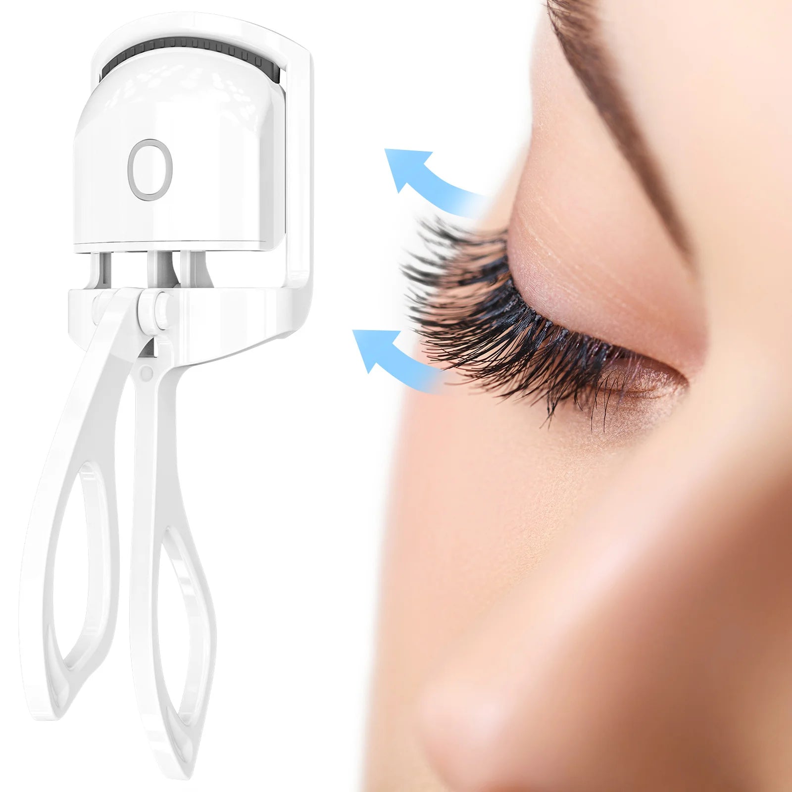 Mini Electric Heated Eyelash Curler USB Rechargeable Styling Eyelash Long Lasting Natural Eyelash Curl Beauty & Makeup Tools