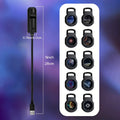 NEW 360° Rotating Starry Sky Projector, 1 Light + 10 Film Discs Galaxy Lamp, Adjustable Focus with Timer, Perfect Night Light